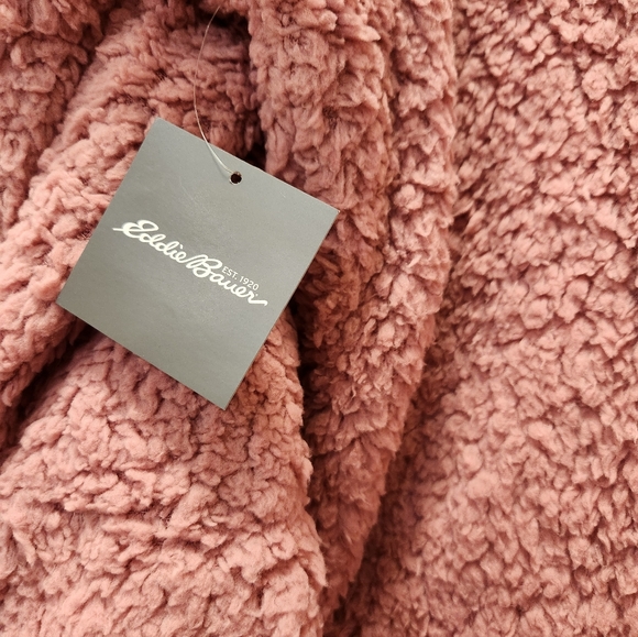 NWT EDDIE BAUER POPCORN FLEECE PULLOVER - Picture 5 of 7